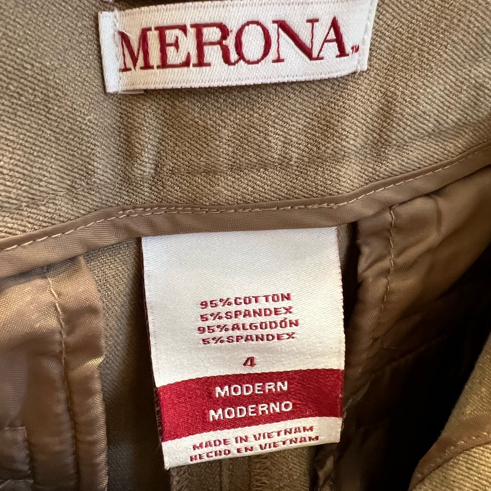 Merona Tan Slim Ankle Length Pants - Picture 5 of 12